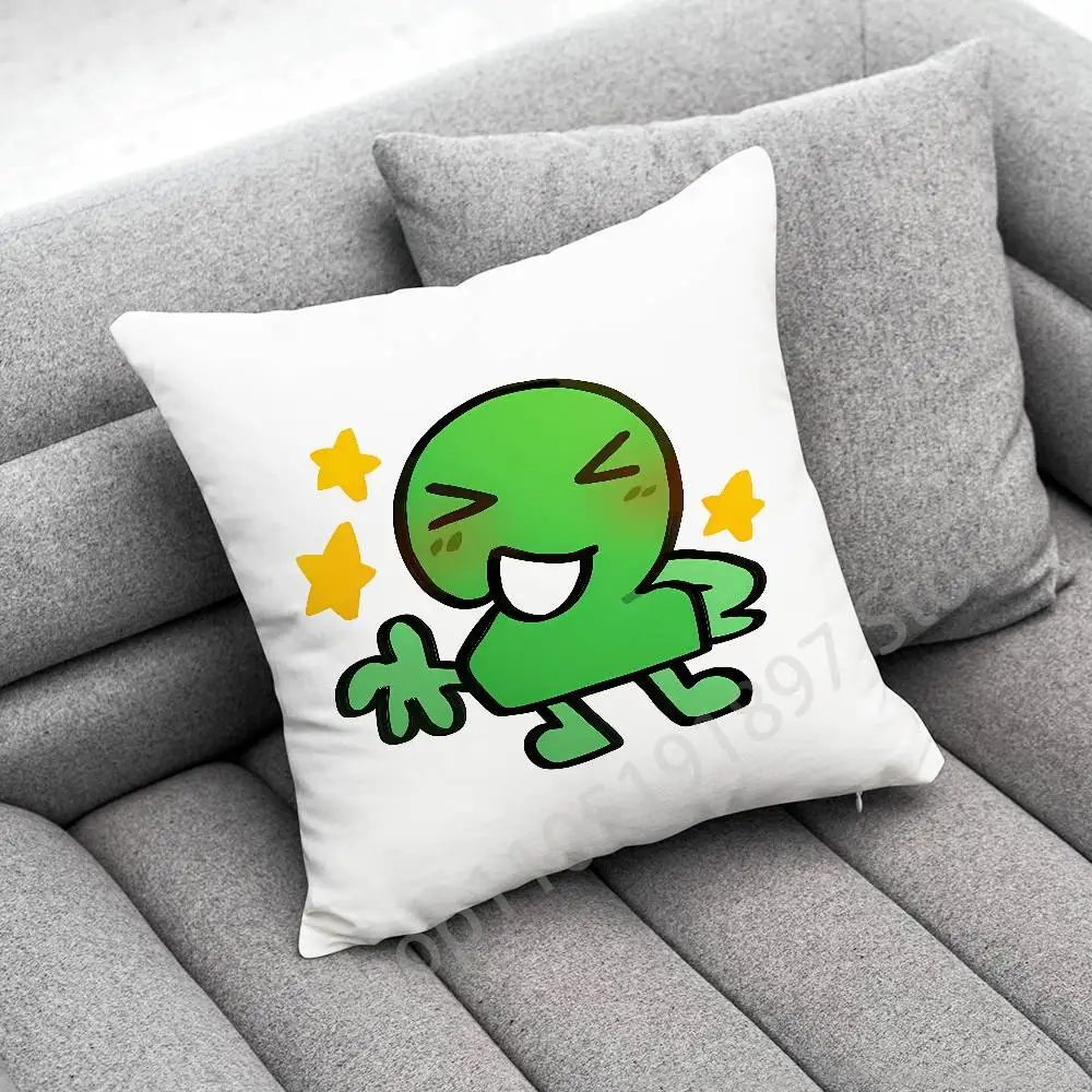 Фото Bfdi B-Battle for Dream Island крутая наволочка для 45x45 см 40x40 см 30x30 см 50x50 см 55x55 см квадратная домашняя наволочка №5