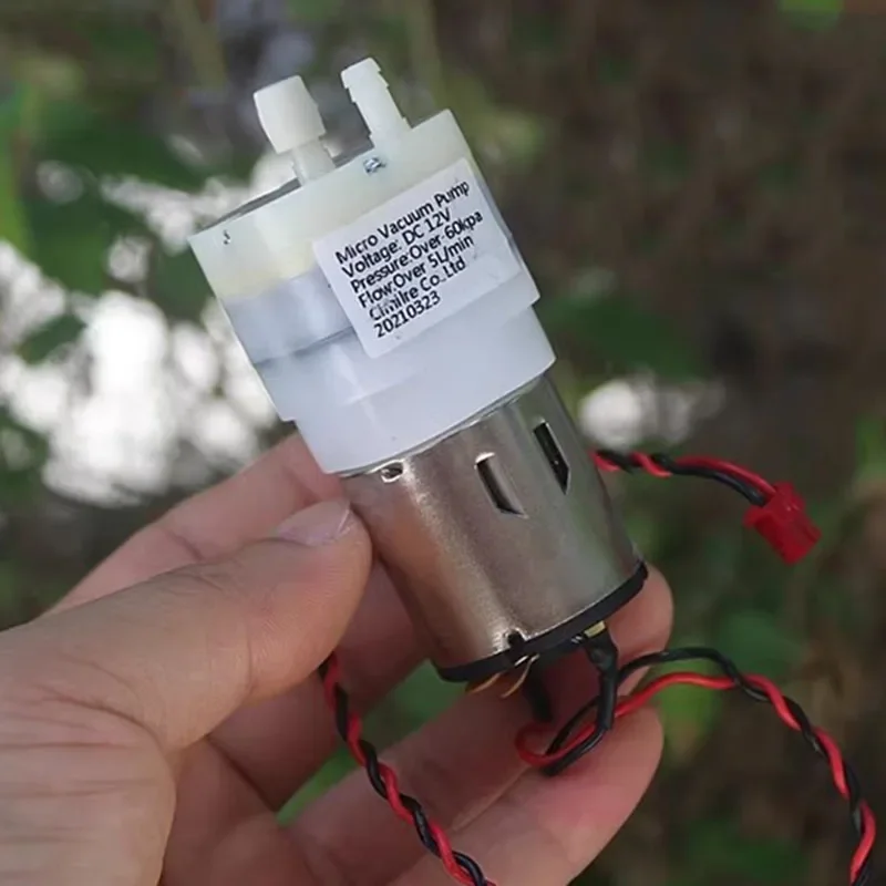 JRK-095SA-16330 DC 12 В 5 л/М-65 кПа большой поток микро воздушный вакуумный насос высокого