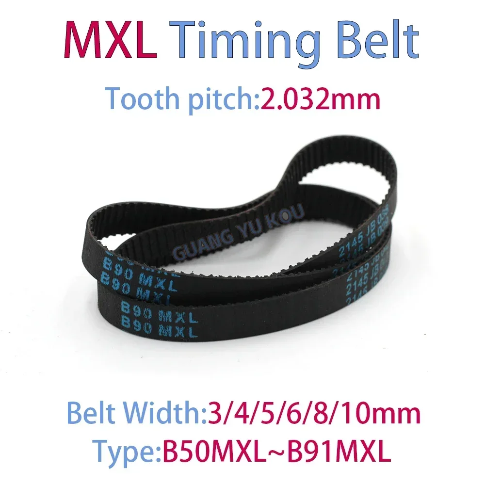 Фото Ремень ГРМ MXL шириной от 3 мм до 10 мм: B50MXL, B55MXL, B60MXL, B65MXL, B66MXL, B70MXL, B72MXL, B75MXL, B80MXL, B85MXL, B86MXL, B88MXL, B90MXL, B91 №2