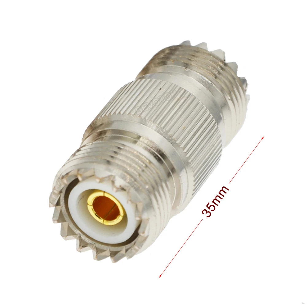 Коаксиальный адаптер 2 шт./лот UHF PL259 с разъемами Мама-мама для антенны CB Ham SWR