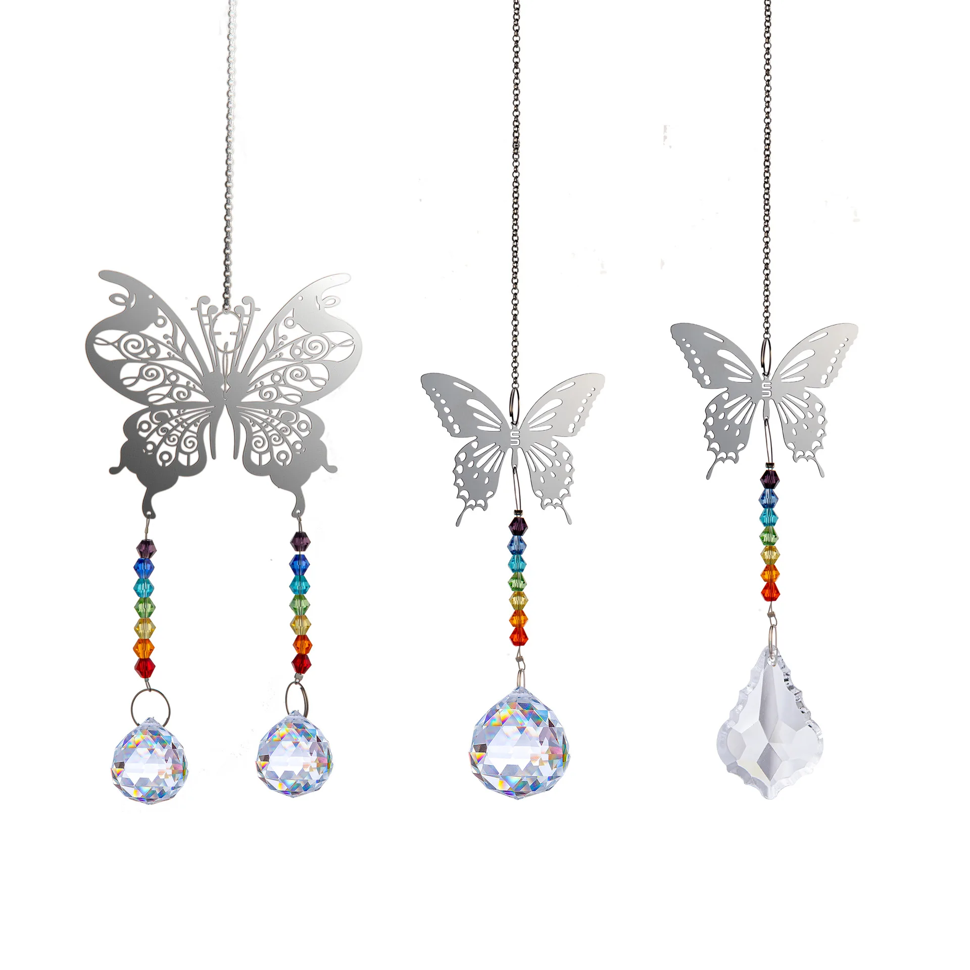 

Sun Catchers with Crystals,Hanging Prism Suncatcher Crystals Indoor Window Wall Glass Decorations,Rainbow Maker,Balcony Decorats