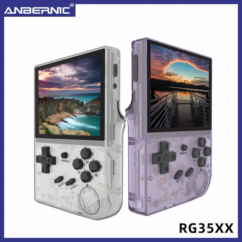 

ANBERNIC RG35XX PortableRetro Handheld Game Console 3.5Inch IPS Screen Video Game Consoles Linux System Classic Gaming Emulator