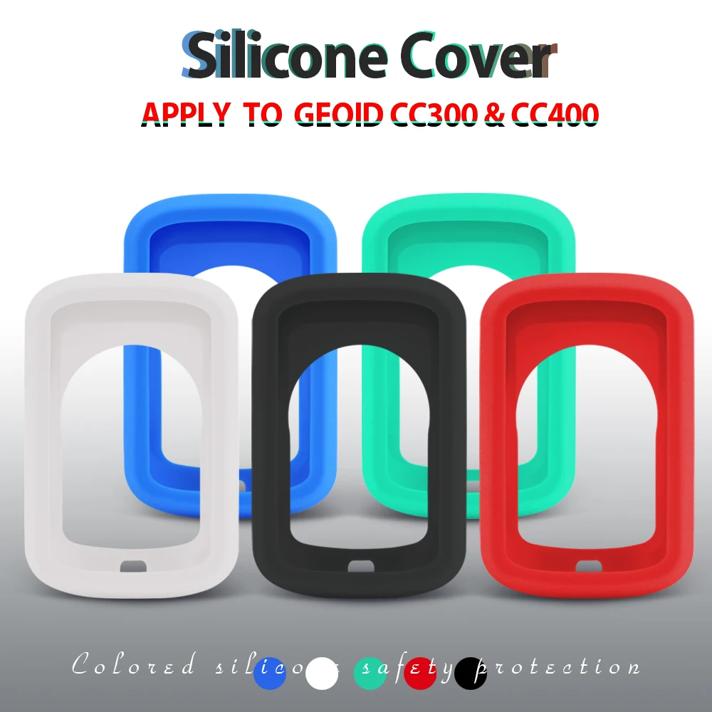

GEOID CC300 CC400 Bicycle computer protection cover Silicone colo protective Case Protector (For Geoid CC300 400 )