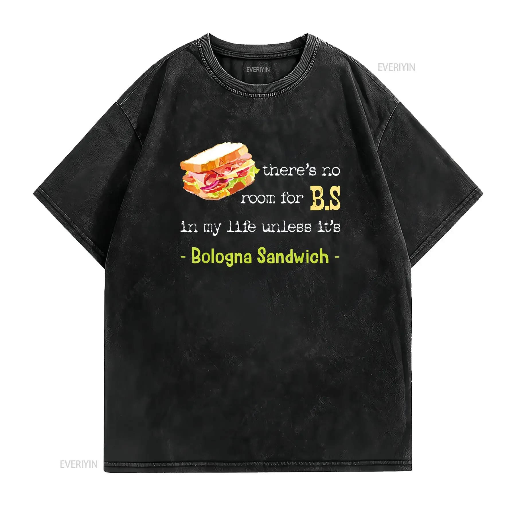 Фото Футболка Bologna Sandwich Baloney Sausage Fried Jumbo Day Lovers, винтажная стираная дышащая дизайнерская одежда с графическим рисунком, повседневная одежда №2