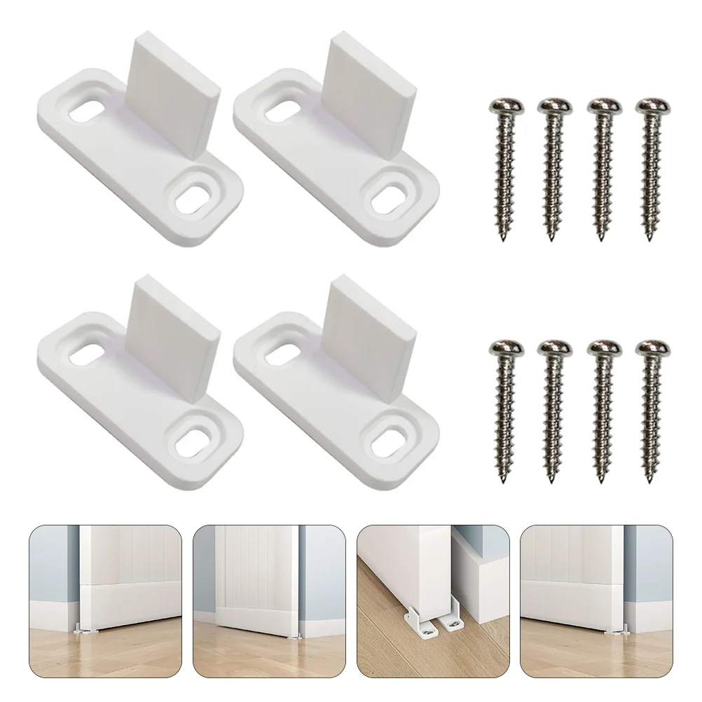 

Door Barn Guide Sliding Floor Bottom Closet Track Kit Bypass Guides Pocket