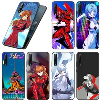 anime asuka rei ayanami phone case for huawei honor 7a 7s 8a 8s 8c 8x 9a 9c 10i 20i 20s 20e 30i 9x pro 10x lite black soft cover