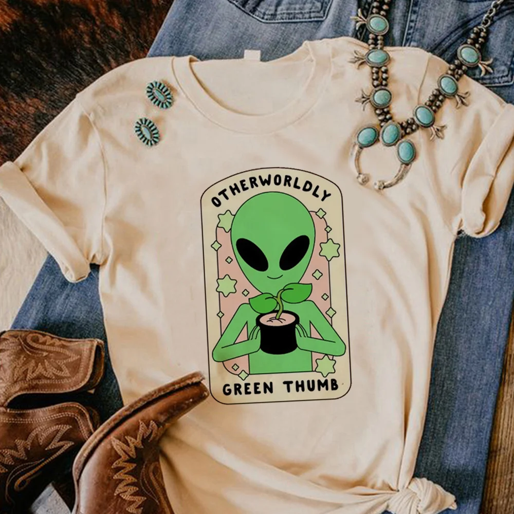 

Alien tshirt women anime t shirt girl designer Japanese clothes
