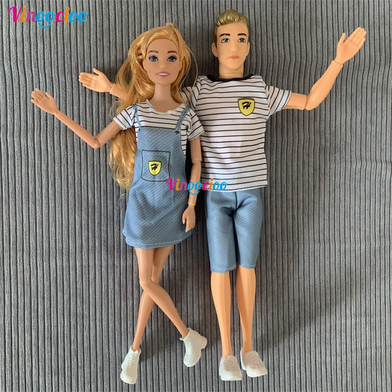 1/6 Girl Boy Doll Play House Toys With Clothes Children Gift