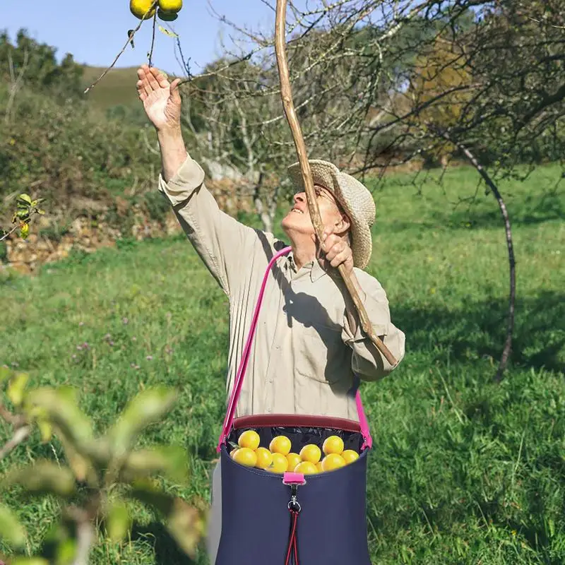 

Fruit Picking Bag Vegetable Harvest Apples Berry Garden Picking Bag Fruit Storage Apron Pouch for Outdoor Orchard Farm Garden