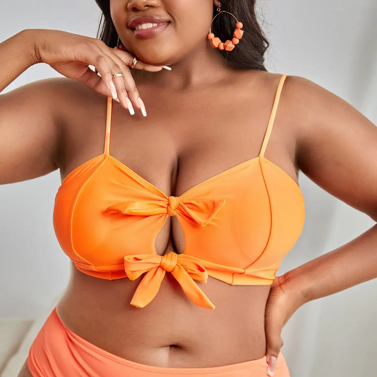 

Бикини пуш-ап Сексуальное Женское Бандажное раздельное купальник синий оранжевый