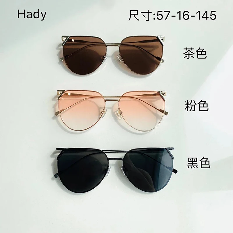 

Женские солнцезащитные очки «кошачий глаз», винтажные розовые солнцезащитные очки с линзами UV400, из сплава, в оригинальной коробке, 2021