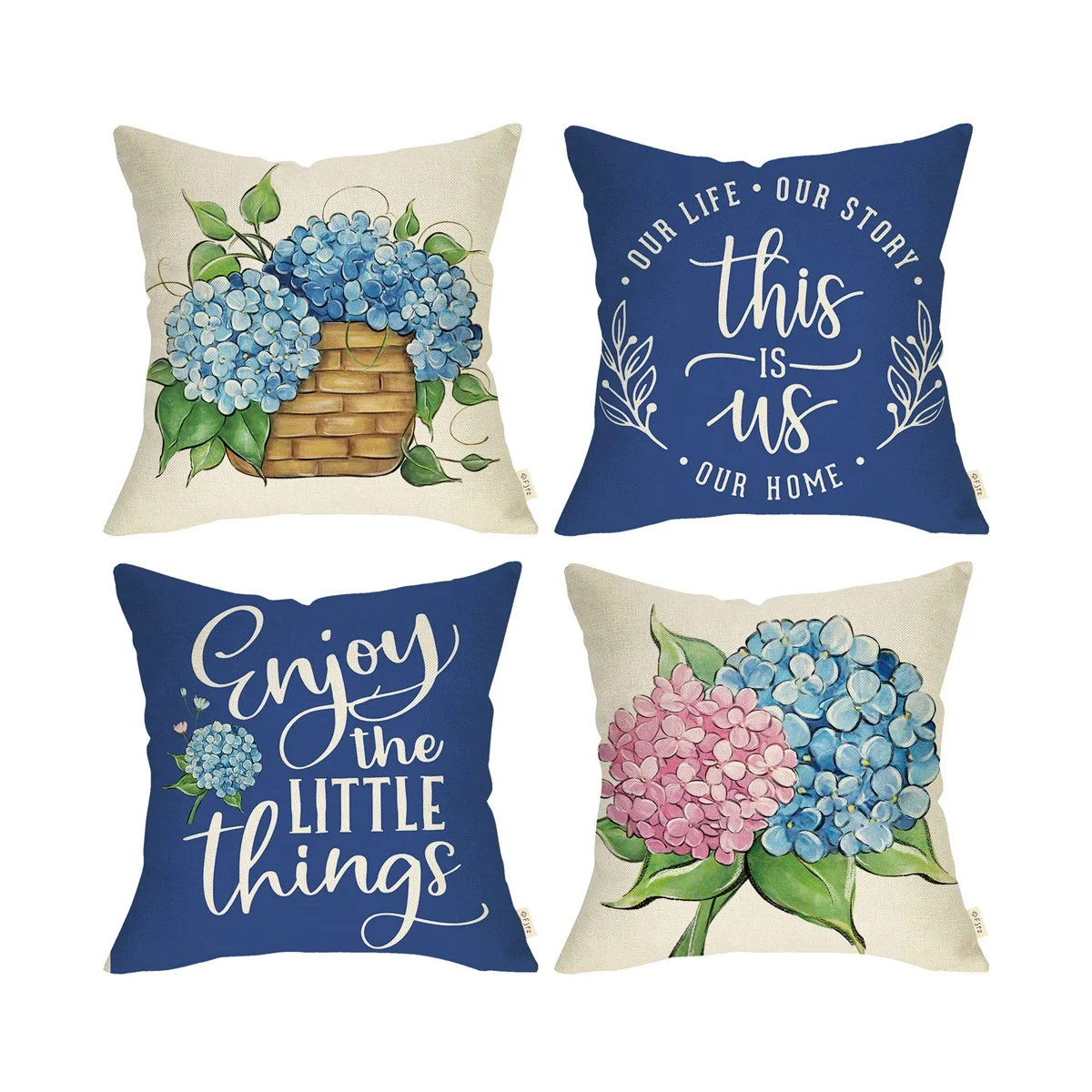 

Spring Pillow Covers 18 X 18 4, Spring Decorations Farmhouse Throw Pillows Home Decor Sofa Couch Cushion Case A
