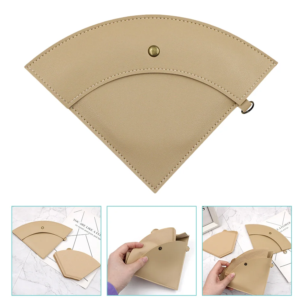 

Pouch Coffee Filters Pouch Paper Filters Carrying Bag Portable Filtering Paper Case Coffee Filter Carrier for Trip Outdoor