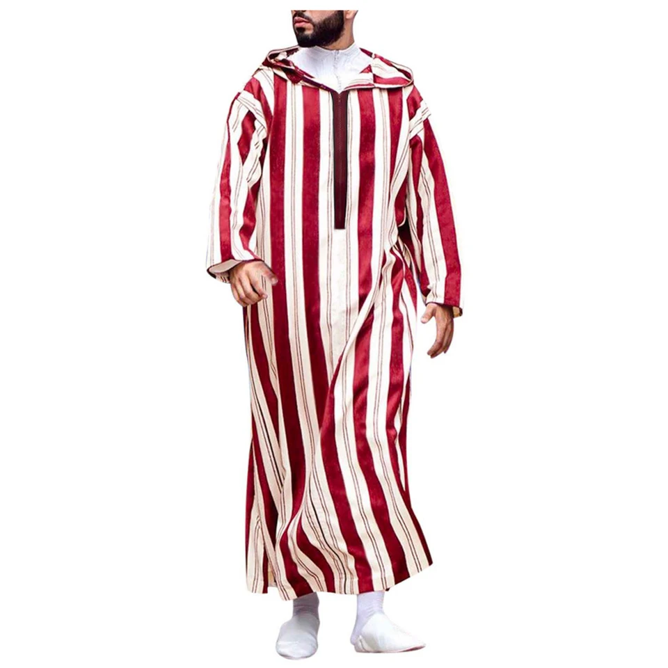 Muslim Robes Men Islam Clothing Kaftan Pakistan Traditional Ethnic Loose Middle East Thobe Kurta Arab Abaya Turkish Dress Dubai