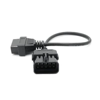 obd2 10pin to 16pin extension cable for opel female cars diagnostic connector adapter work on op com