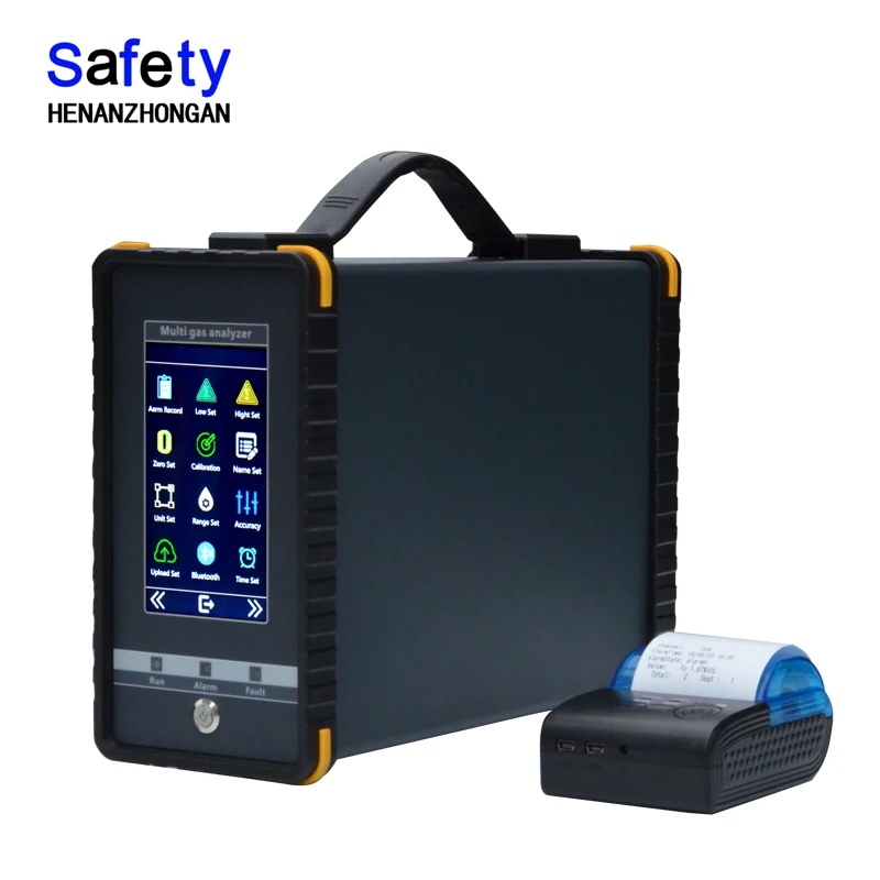 

approved air gas multi-gas analyzer, flue gas detector with long probe option
