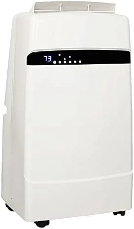 

11,000 BTU Portable Air Conditioner with Dehumidifier and Fan for Rooms Up to 350 Sq Ft, Includes Activated Carbon Filter and St