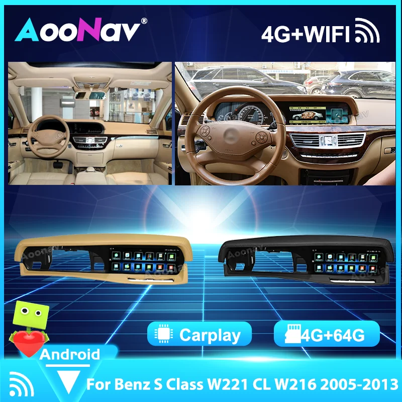 

2Din 8Core GPS Navigation Car Radio For Benz S Class W221 CL W216 2005-2013 Multimedia DVD Player Stereo Carplay Head Unit
