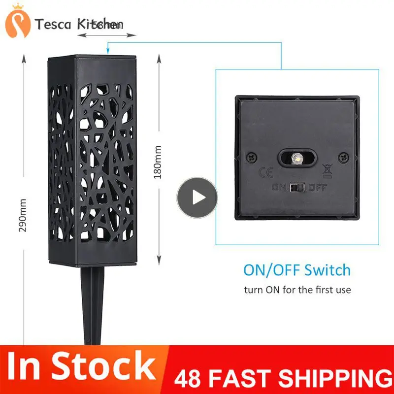 

Светильник на солнечной батарее для газона, водонепроницаемый, 1-5 шт.