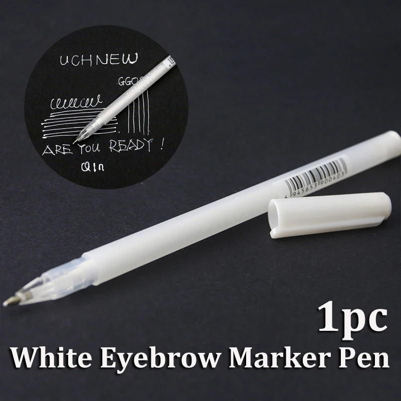 

Белый маркер для бровей, аксессуары для татуажа, микроблейдинг, татуаж, хирургический маркер для кожи, ручка для татуажа, Перманентный макия...