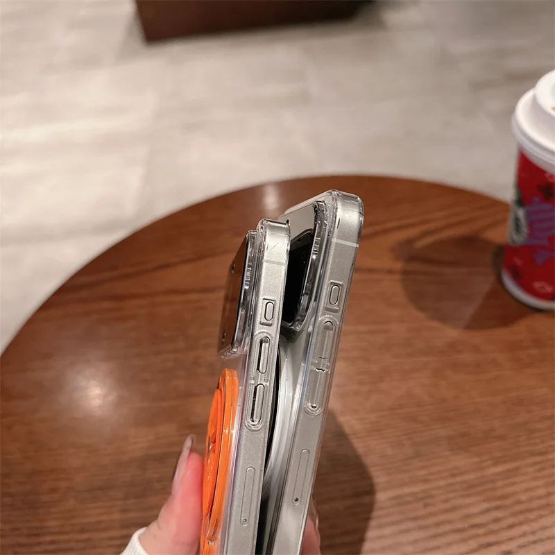 Electroplating case with spinner holder for iPhone11 12 12pro 12promax 13 13pro 13promax 14 14pro 14promax 15 15pro 15promax