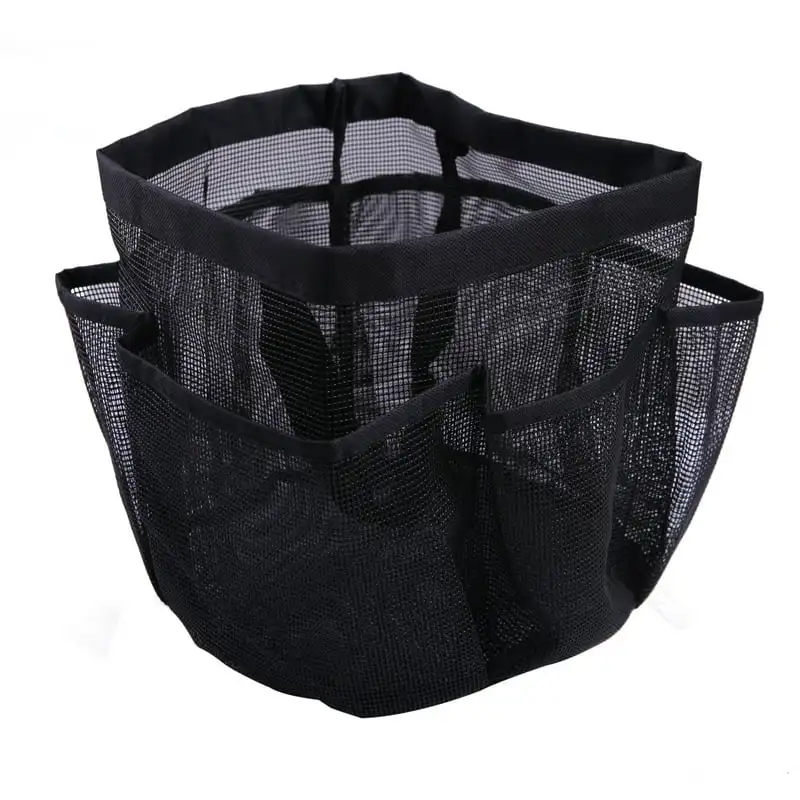 

Shower Bag Caddy Bath Organizer Black