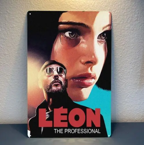 Leon телефон металлический плакат жестяной знак 20x30 см