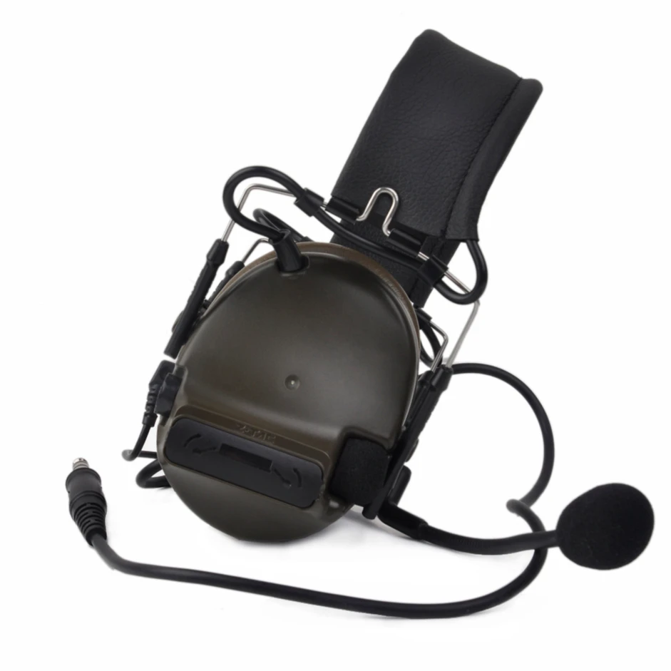 

Ztac tactical headset Aviation Comtac III C3 Headset noisy Canceling gaming Headphone ABS Plastic BK/DE/FG