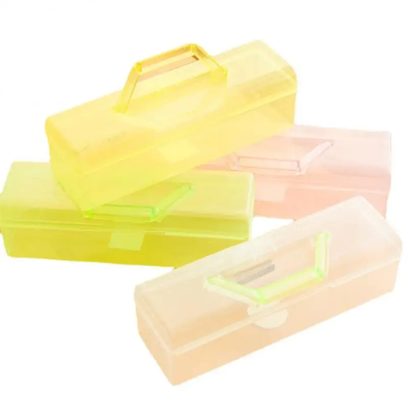 

Handheld Tableware Storage Rack With Lid Transparent Pasta Container With Lid Household Portable Kitchen Storage Boxes Plastic