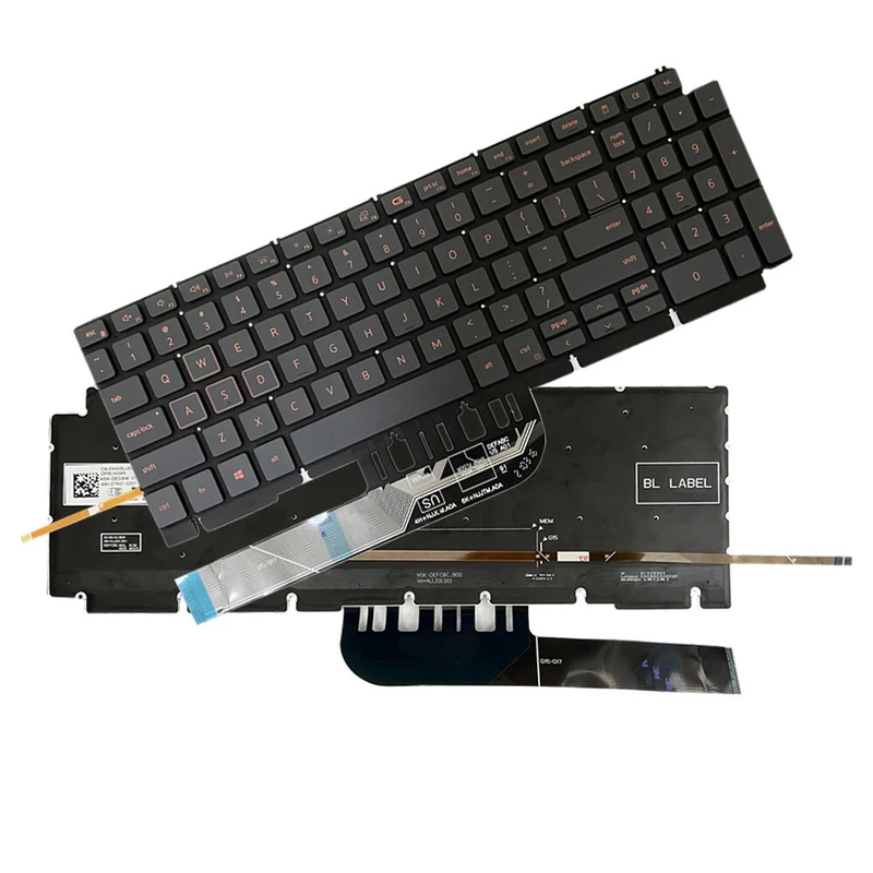 Фото Новая клавиатура для ноутбуков DELL G15 5510 5511 5515 5520 с подсветкой - 0H4XRJ FZY 0629 №2