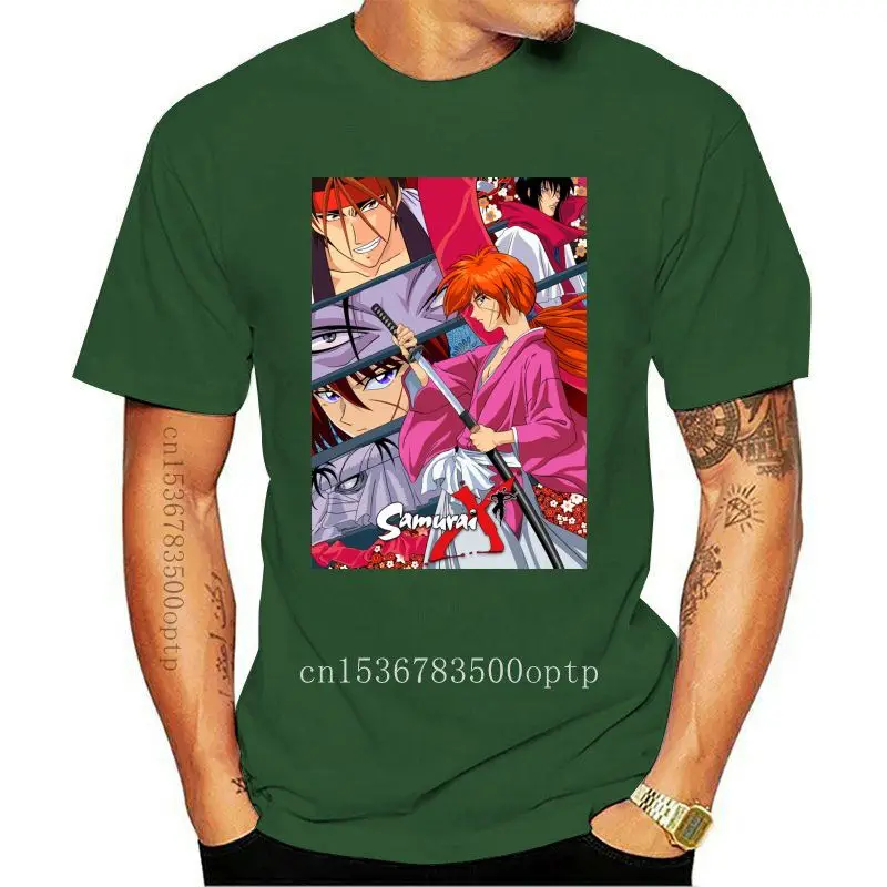 

Camiseta de Anime Rurouni Kenshin para hombre, ropa de gimnasio de tamaño S-2Xl, póster de serie de Tv, novedad de 2021