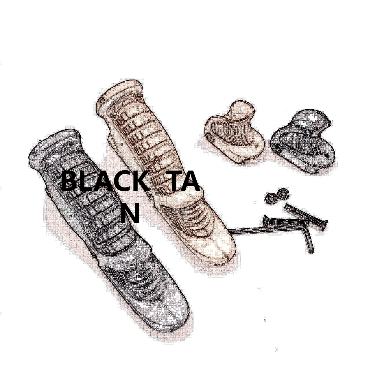 

BBStore Cars ToyCar Outdoor Tactic Nylon Key-Mod M-lok Hand-stop Toy Part