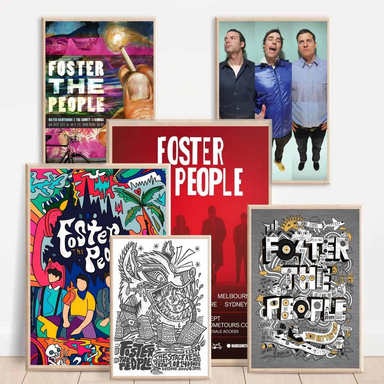 Постер Class Фостер the people, художественное искусство, настенное искусство, персонализированный подарок, современный декор для семейной спальни, холщовые постеры Постер Class Фостер the people, художественное искусство, настенное искусство, персонализированный подарок, современный декор для семейной спальни, холщовые постеры