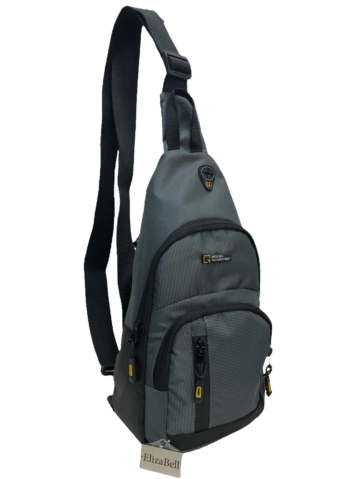 

Gray Bady Bag single strap Bag 5 eyes small size 18 cm32cm