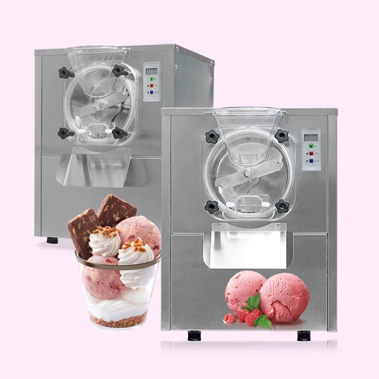 

free shipping to North America ETL countertop hard ice cream machine tabletop/hard ice cream maker/counter top batch freezer