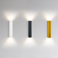 led wall lamps indoor hotel bedside cob golden black wall light bedroom stair wall sconces indoor lighting decorative for home