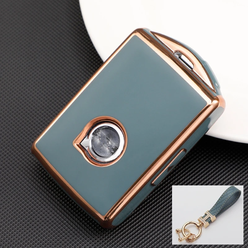 

Soft Tpu Car Key Case Cover For Volvo XC40 XC60 S90 XC90 V90 T5 T6 T8 Polestar 2 Auto Accessories Key Holer Protect