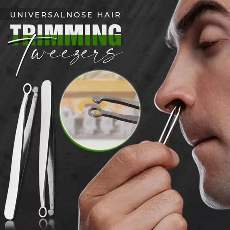 

Universal Nose Hair Trimming Anti-static Precision Tweezers Set Pinzas Pincet Stainless Steel Tweezer Electronics Repair Tool