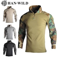 tactical camouflage military men multicam us army combat assault camo militar uniform airsoft breathable hiking fishing shirt