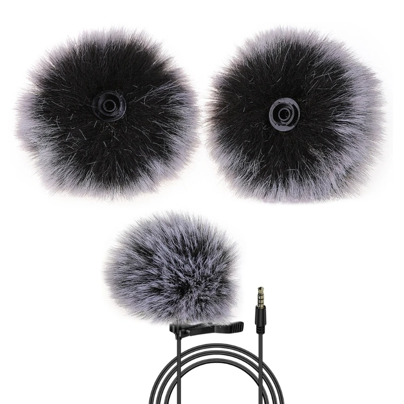 

Deadcat Slip on windshield Integral Microphones fur cover For Interview Microphone Outdoor Shooting Mic Furry Windshield