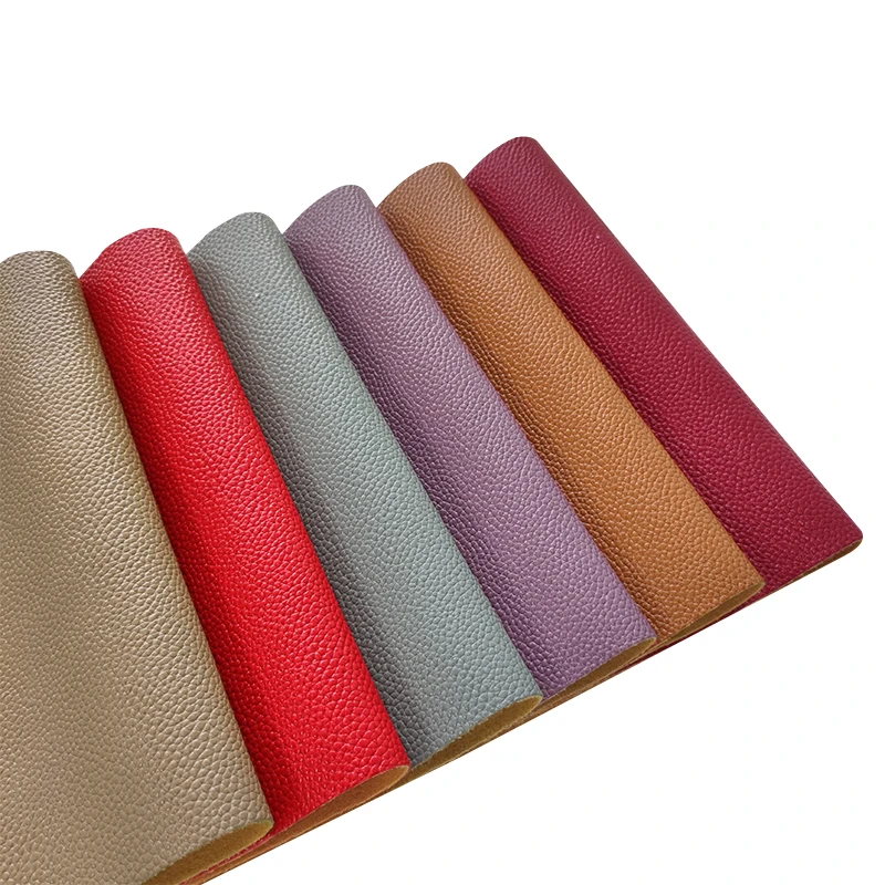 

XHT Matte Solid Colors Litchi Grain PU Embossed Synthetic Leather Fabric Sheet for Making Earrings/Crafts/Garment/Key Chain 4pcs
