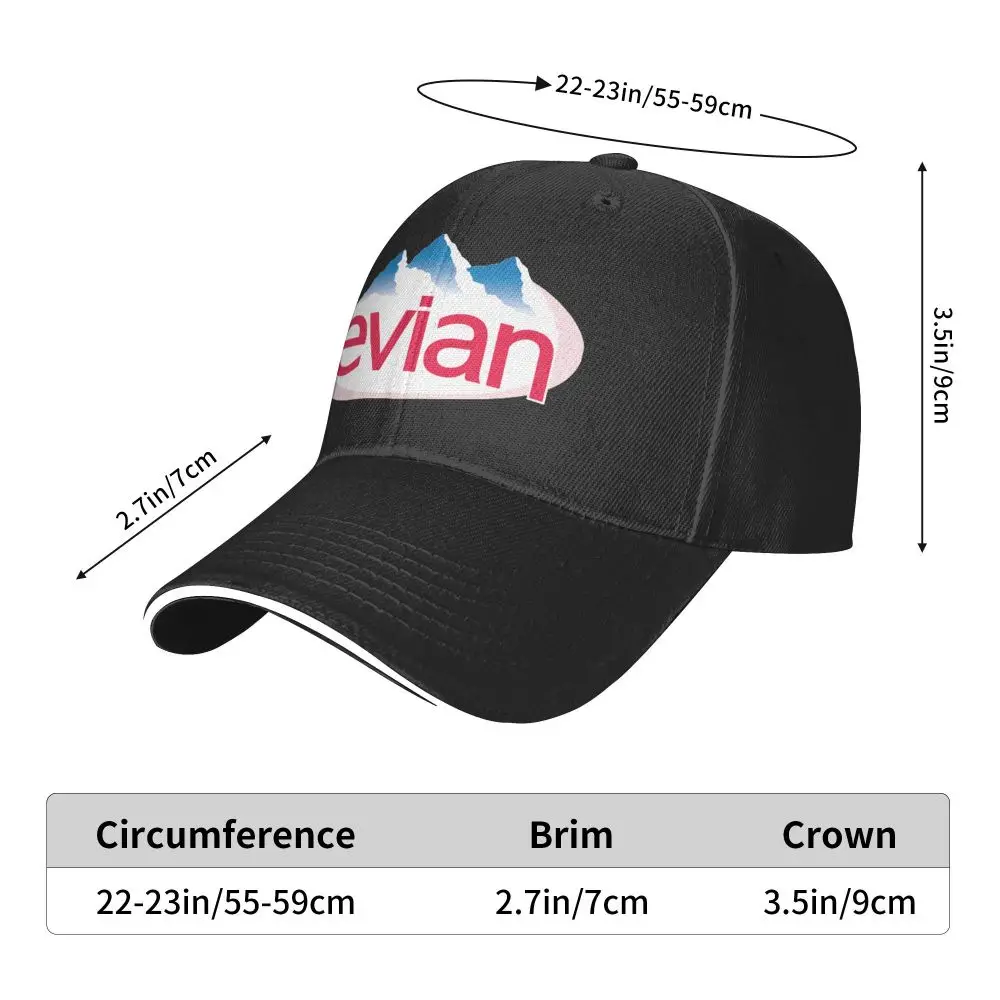 НОВАЯ бейсболка Evian для мужчин и женщин модная шляпа регулируемая кепка спорта на