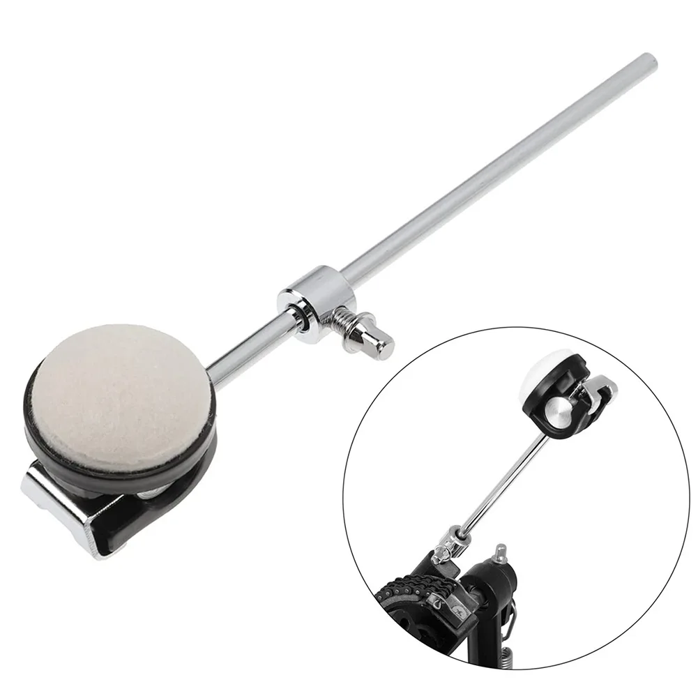 

1pc Drum Pedal Beater Bass Drum Foot Beater Felt Hammer Head Percussion Instrument Accessories Replacement Parts High Quality