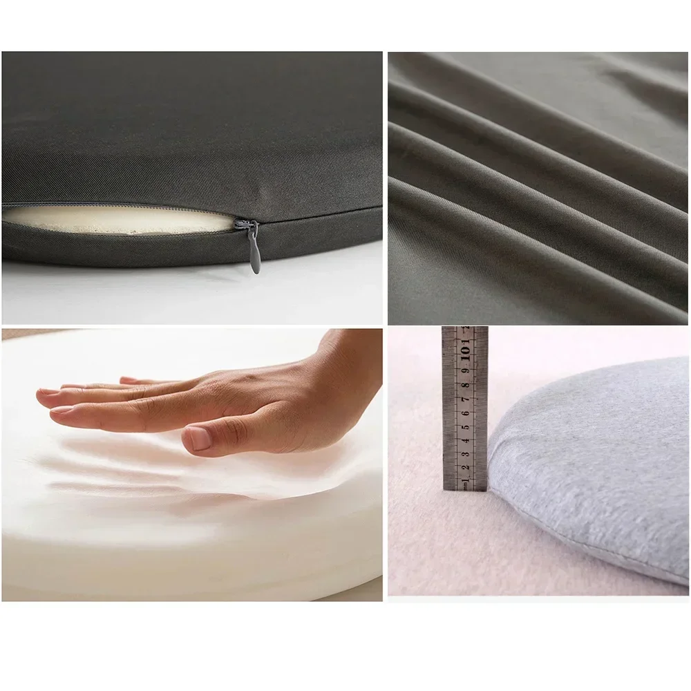 30/35/40/45/50 см подушка для стула из пены с эффектом памяти круглая сиденья со съемным