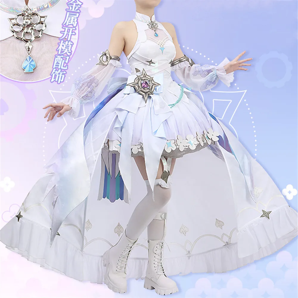 

Горячая Аниме игра Vtuber этирия Эна Alouette Косплей Костюм брикет Хэллоуин женский мужской унисекс