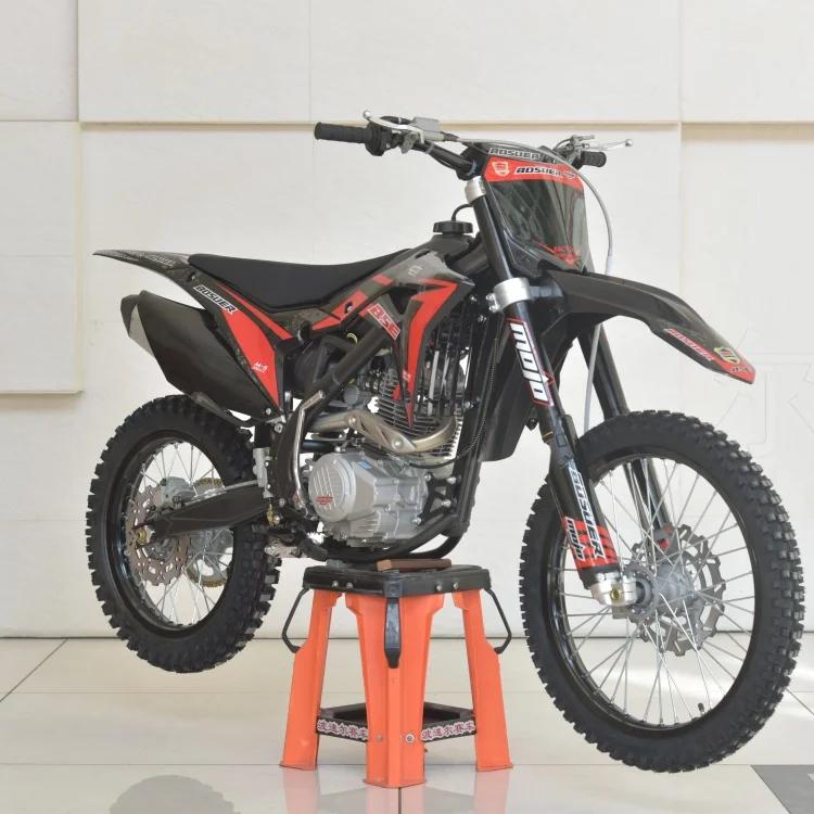 Фото Легкий внедорожный мотоцикл YX250CC с 4-тактным двигателем воздушного охлаждения, вертикальным одноцилиндровым блоком, кикстартером, для кросс-кантри и бездорожья №4