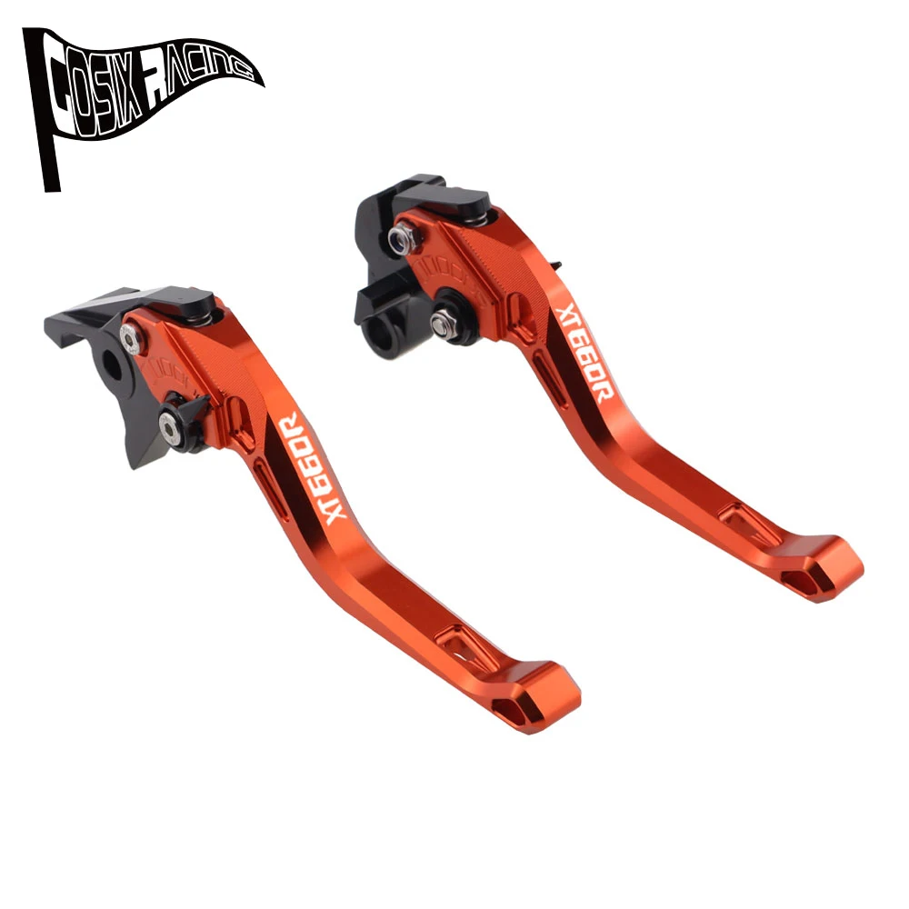 Фото Подходит для XT660R XT660X 2004-2016 XT 660R XT 660 X Аксессуары для мотоциклов с ЧПУ Короткие тормозные рычаги сцепления Набор регулируемых ручек №4