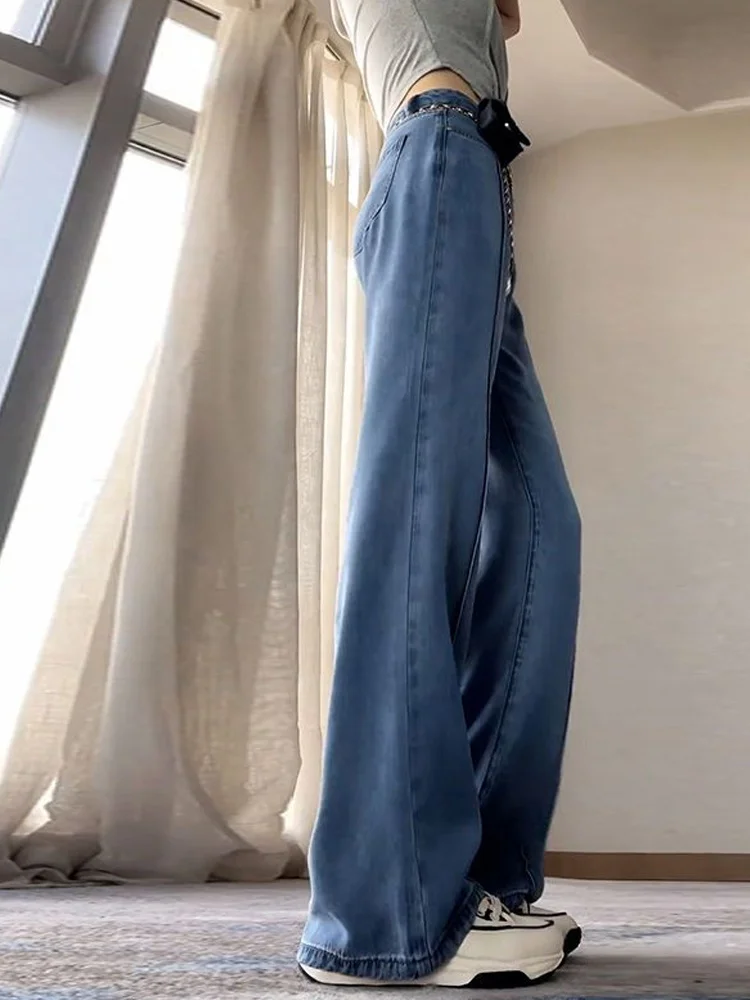 

Брюки женские с завышенной талией, с широкими штанинами