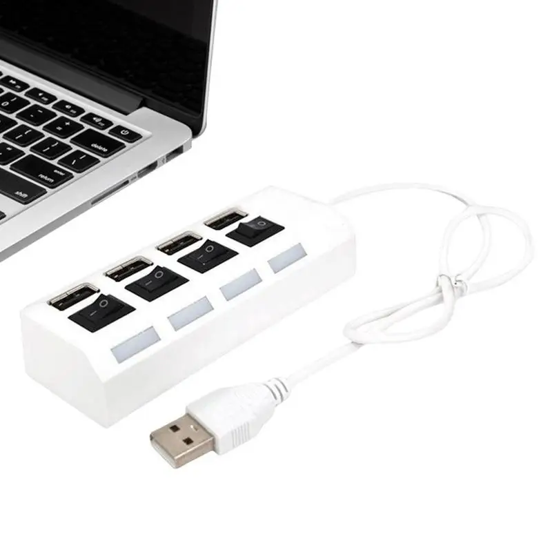 

4 порта s USB 2,0 концентратор один перетаскивание четыре разветвителя Plug And Play маленькая розетка концентратор USB 4-портовый разветвитель