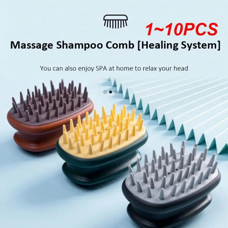 

Силиконовая щетка для мытья волос, 1-10 шт.